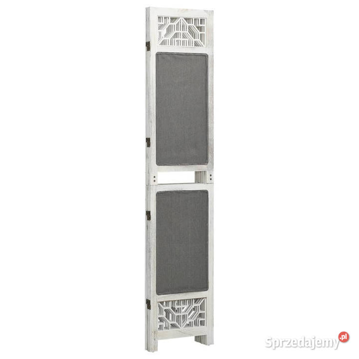 Parawan 3panelowy szary 105 x 165 tkanina mazowieckie Warszawa