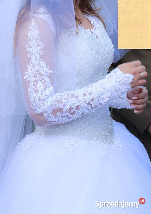 Suknia ślubna KSIĘŻNICZKA Viola Piekut 3638 SM biały Odzież ślubna Warszawa