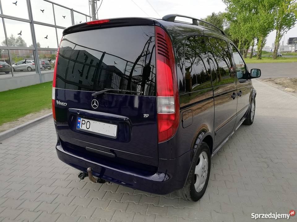 MercedesBenz Vaneo 19 Benzyna Klimatyzacja wielkopolskie Poznań
