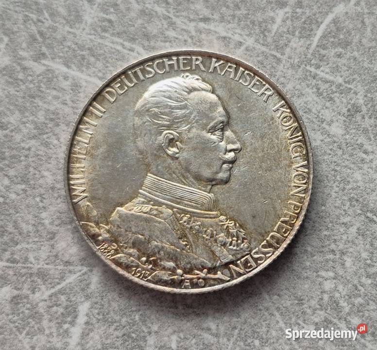 74 NIEMCY PRUSY srebro 2 Marki 1913 r A Numizmatyka Wola Kruszyńska