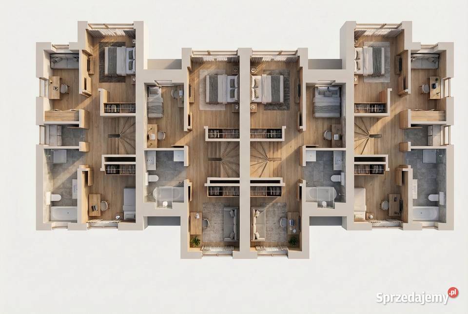 Dom GreenNest 5 pokojowy Garaż 98 m2 ogródek 543 98m2 Stara Wieś