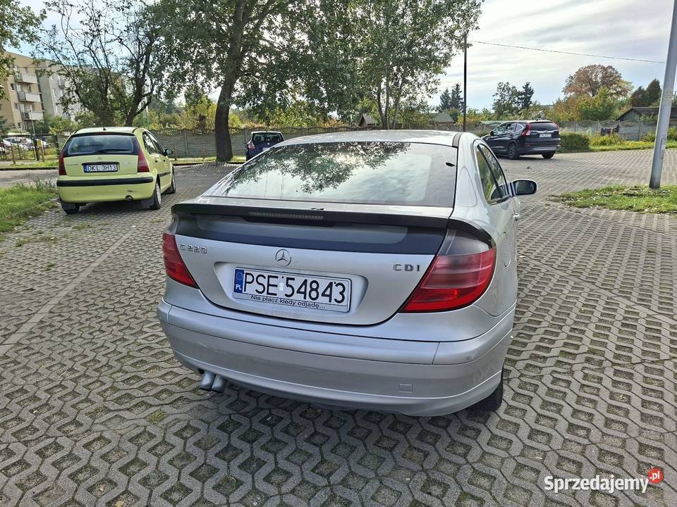 MERCEDES C SPORTCOUPE 22CDI 160 03r klima bez Klasa C Wrocław