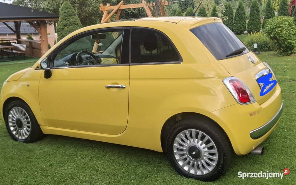 Fiat 500 przyciemniane szyby małopolskie Łapanów