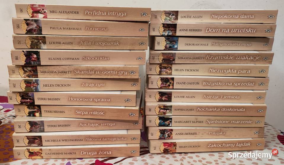 Zestaw Romansów Historycznych Harlequin 61 dolnośląskie Wrocław sprzedam