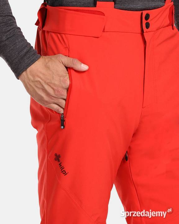 KILPI spodnie narciarskie męskie RAVEL CZERWONE Odzież sportowa Warszawa