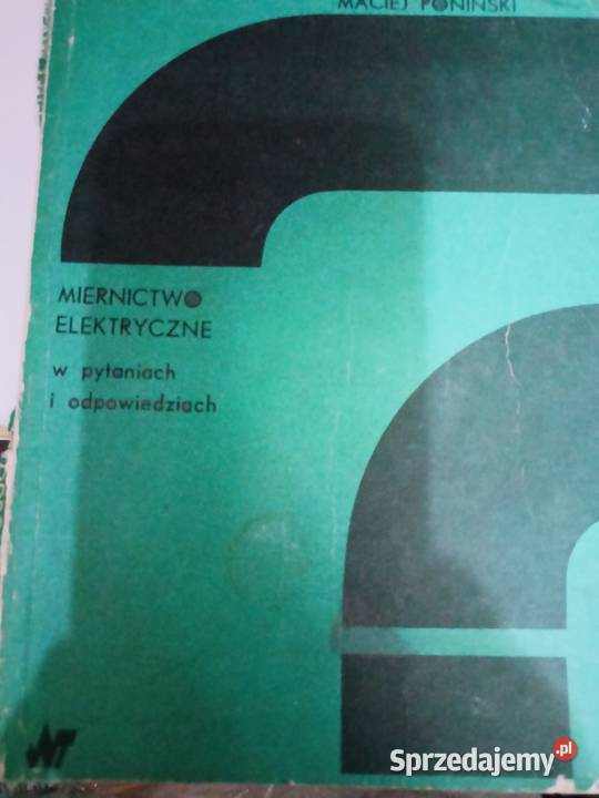Miernictwo elektryczne w pytaniach i Warszawa
