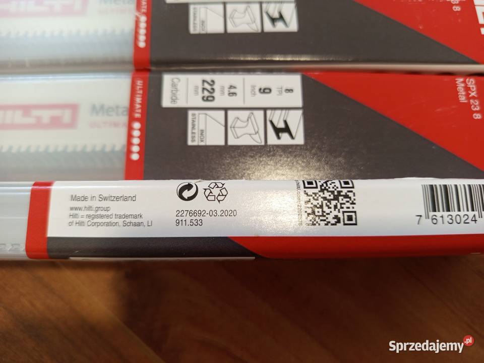 HILTI Brzeszczoty do stali nierdzewnej Dom i Ogród śląskie Katowice