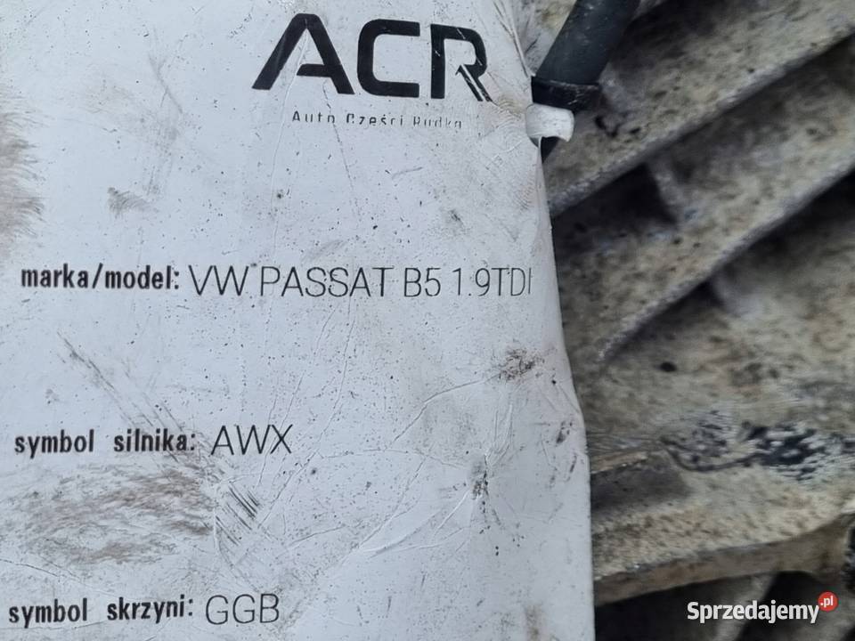 VW Passat B5 19 TDI SKRZYNIA BIEGÓW GGB manualna lubelskie Janów