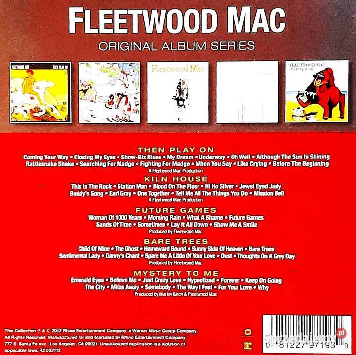 Zestaw 5XCD Kultowego Zespołu FLEETWOOD MAC 5CD Poznań