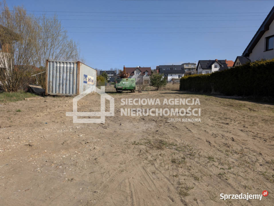 sprzedaży działki Gdańsk 777m2 utwardzona sprzedam