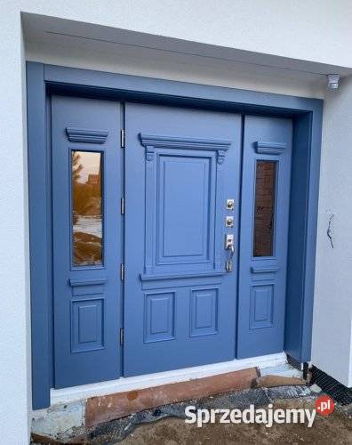 Drzwi Zewnętrzne Wejściowe Drewniane Z DOWOZEM sprzedam
