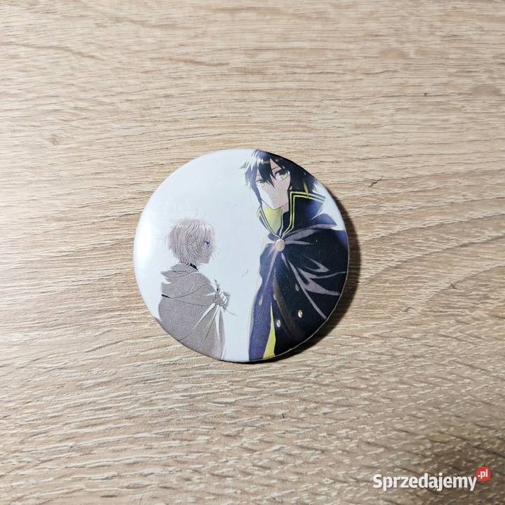 Przypinka do ubrań plecaka pin Owari no seraph Suwałki