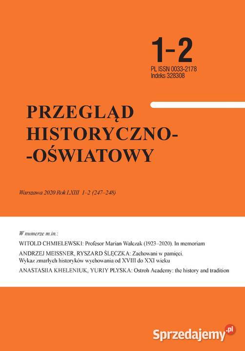 Przegląd historycznooświatowy 2020 12 PHO dzieje Kielce