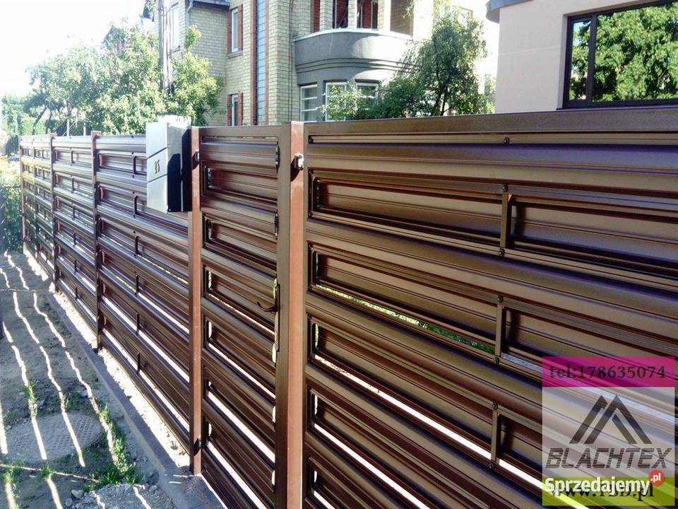 Sztachety METALOWE na ogrodzenie powlekane z metal podkarpackie Dębica