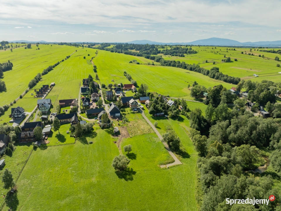 Ustawna działka budowlana Ciche 925m2 małopolskie