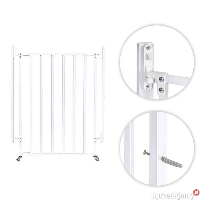 Bramka zabezpieczająca ECOTOYS 65106 biała
