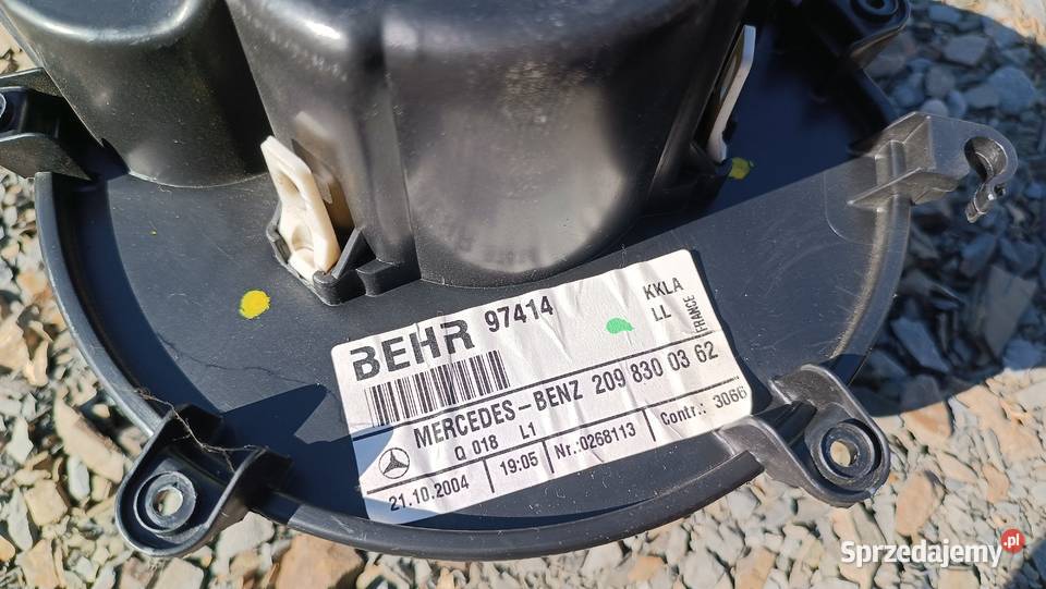 Dmuchawa nawiewu wentylator Mercedes W203 lift Radłów