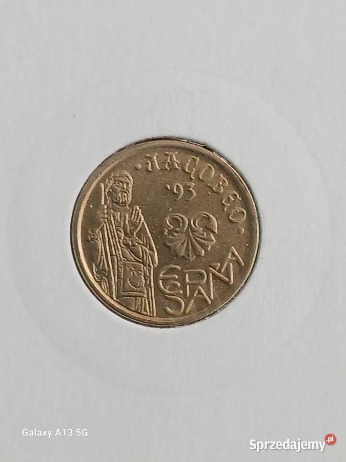 5 Pesetów Hiszpania 1993 r Numizmatyka Konin