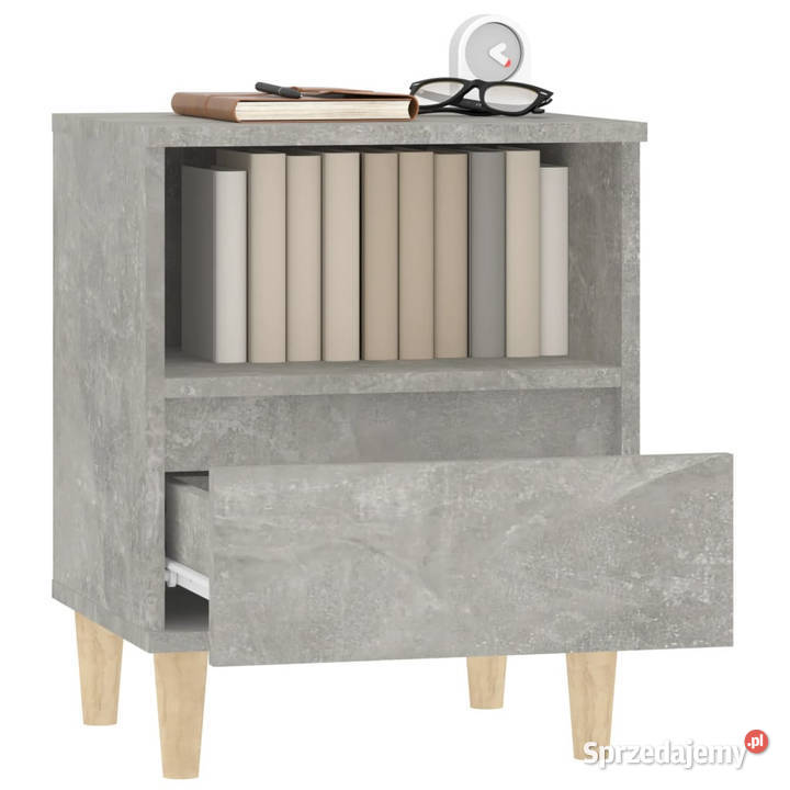 Szafka nocna szarość betonu 40x35x50 WM821802 Warszawa