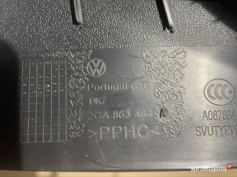 osłona tapicerka plastik lewa prawa vw Osłony i zaślepki Szczecin