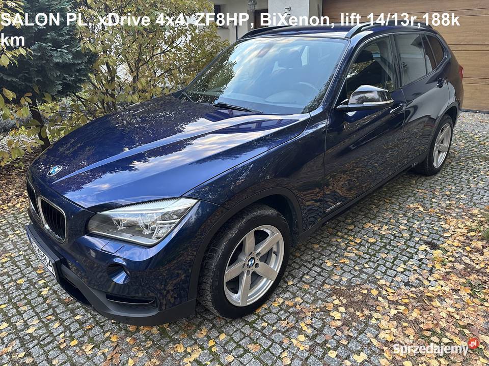 BMW X1 Salon Sport Line Xdrive autZF8HP kurtyny powietrzne Stara Wieś