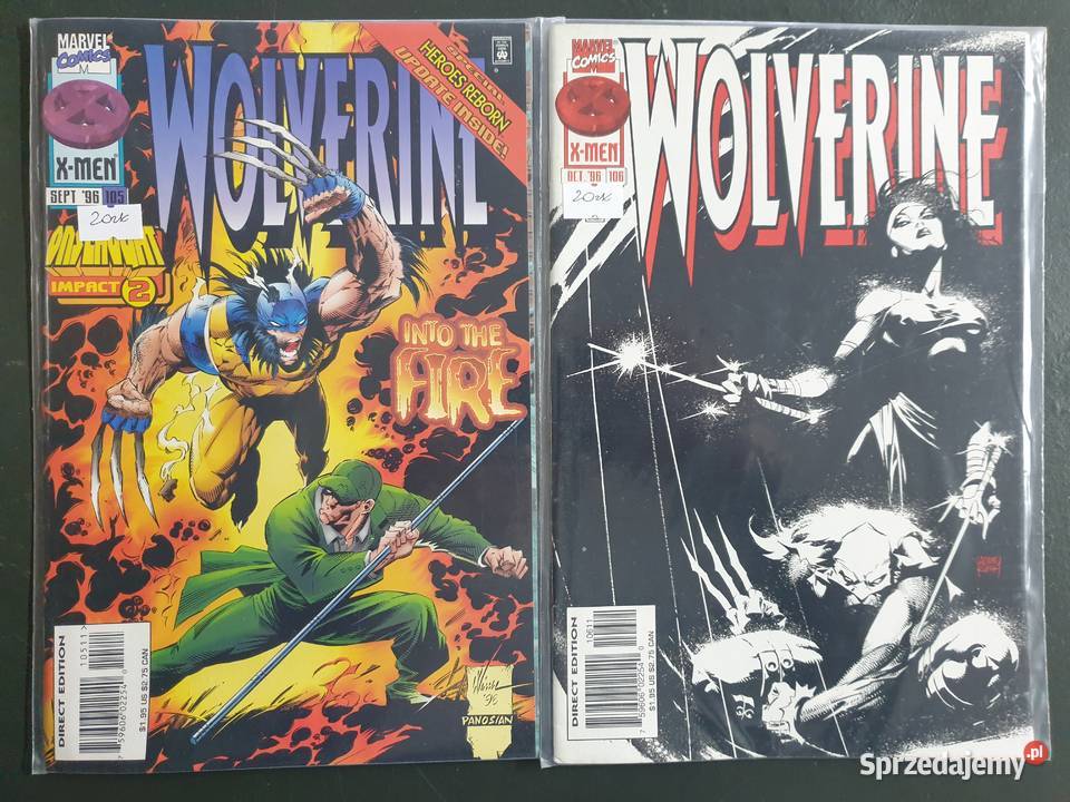 Wolverine 11 oryginalnych komiksów Marvel USA Gdynia