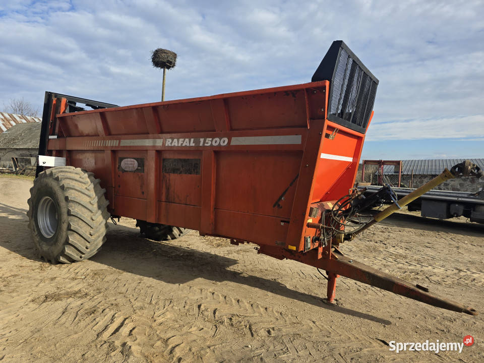 Rozrzutnik obornika SODIMAC RAFAL 1500 15 m3 Rozrzutniki obornika Turowo