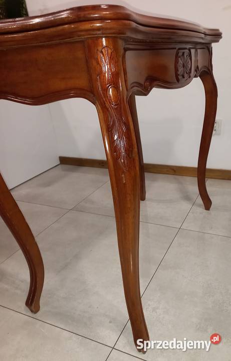 Stolik karciany konsolka Ludwik Filip Wrocław