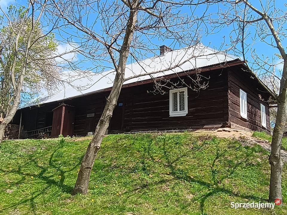 Dom drewniany do zamieszkania działka 24ary Sprzedaż Malinówka