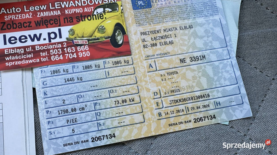 Toyota Prius 18 Hybryda Automat Navi Kamera sprzedam