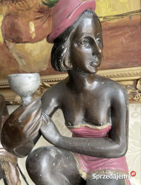 Zabytkowe tzeżby z brązu przedwojenne komplet Antyki Bystrzyca Kłodzka