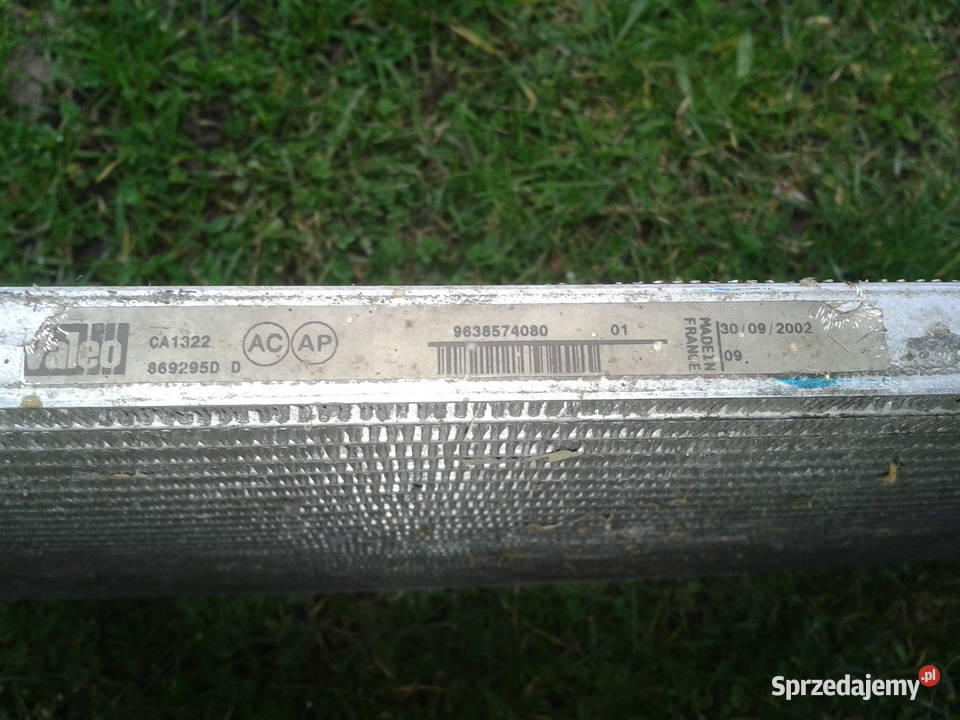 chłodnica klimatyzacji PEUGEOT 307 oryginał Chełm