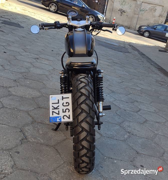 Cafe racer scrambler bobber Zipp zv 125 Szczecin
