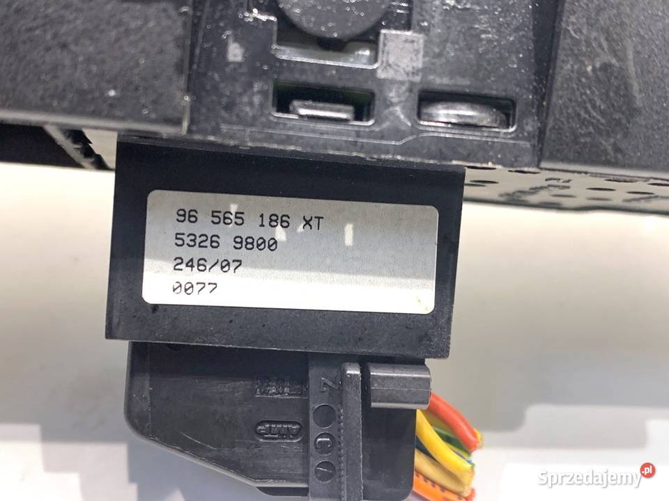 PRZEŁĄCZNIK SZYB PEUGEOT 308 I 96565186XT 0716 Mechanizmy opuszczania szyb