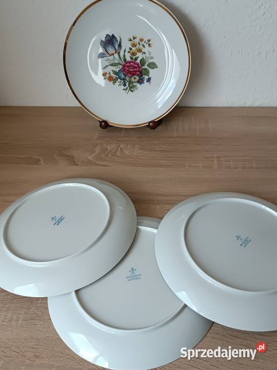 Talerze dekoracyjne porcelana funstenberg