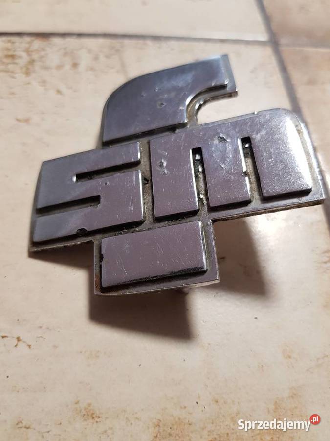 2Syrena 105Metalowy emblemat na maskę zachodniopomorskie