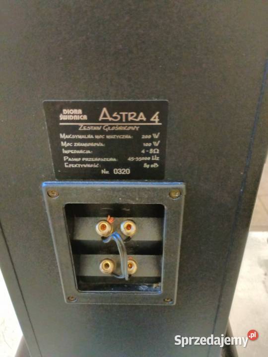 Kolumny Diora Świdnica Astra 4 VIFA Lubin sprzedam