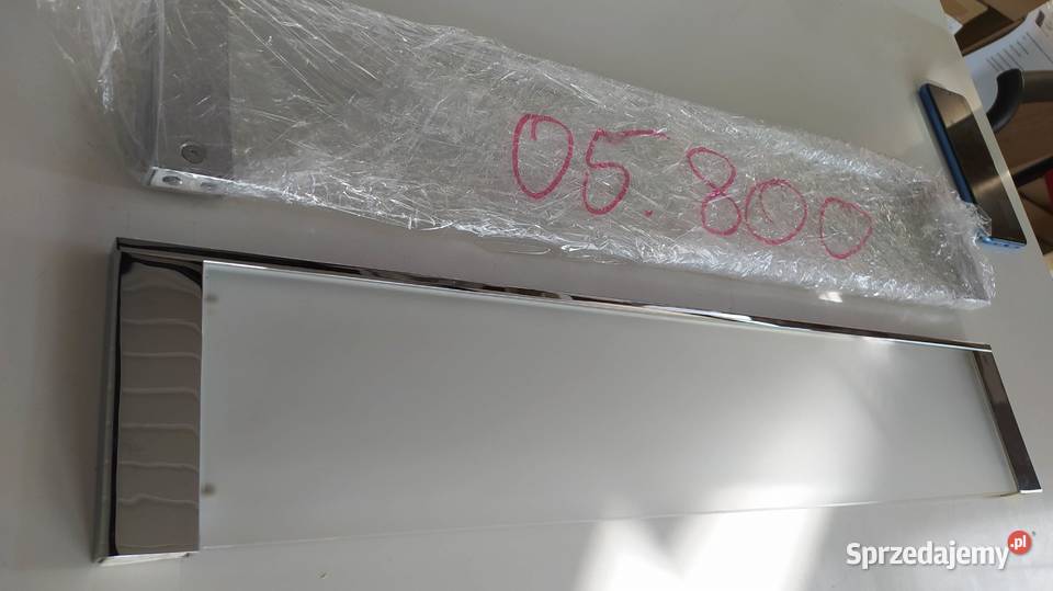 Półka łazienkowa pod lustro szklana STELLA 05800 wielkopolskie Kalisz