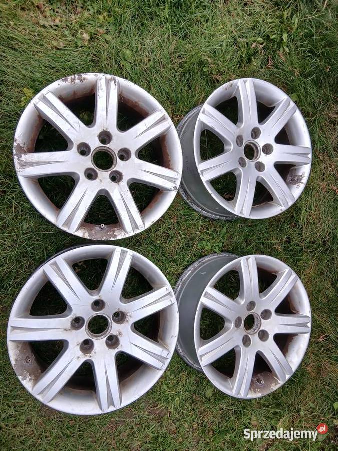 Felgi aluminiowe komplet 7J 16 ET42 5X112 AUDI Szczerbice sprzedam