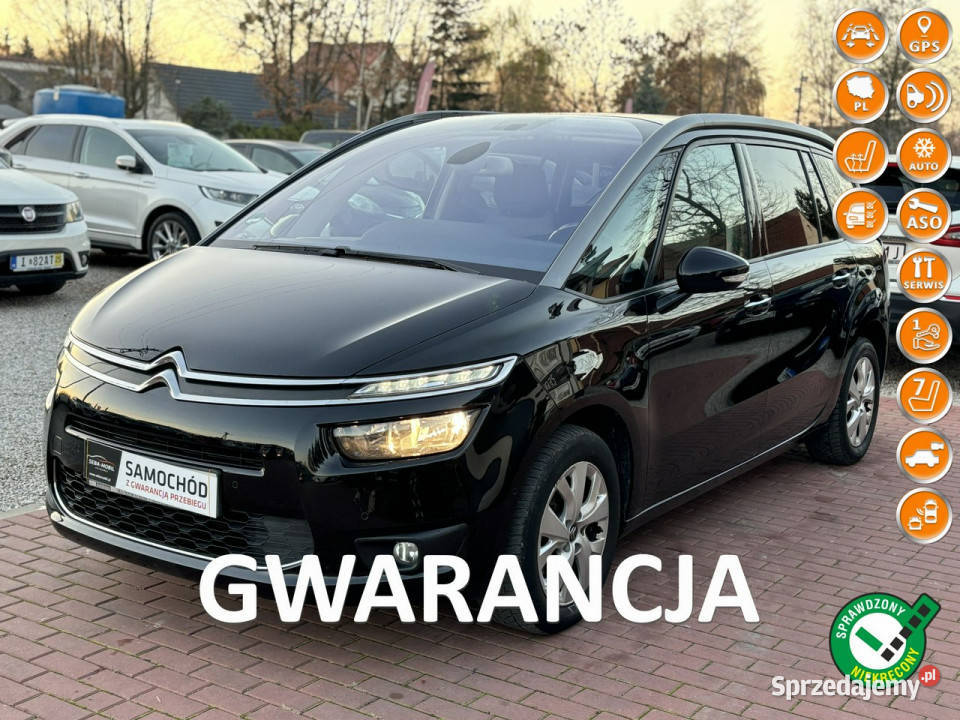 Citroen C4 Grand Picasso Gwarancja 7 osób Wypas kamera cofania Sade Budy