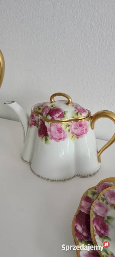 Porcelana Rosenthal Cacilie Chrysantheme Porcelana i szkło