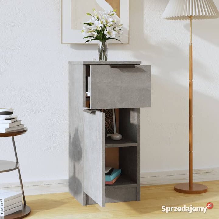 Szafka szarość betonu 30x30x70 materiał sprzedam