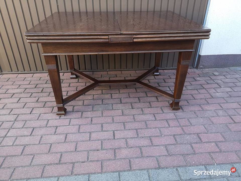 Stół Duży Dębowy Zgrabny 370 Antyk Stary sprzedam