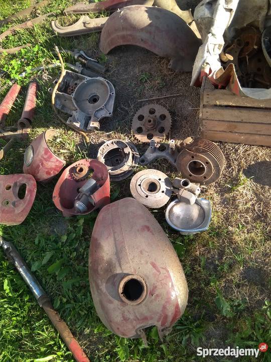 Jawa 250 amperomierz na zbiorniku Bielsk Podlaski