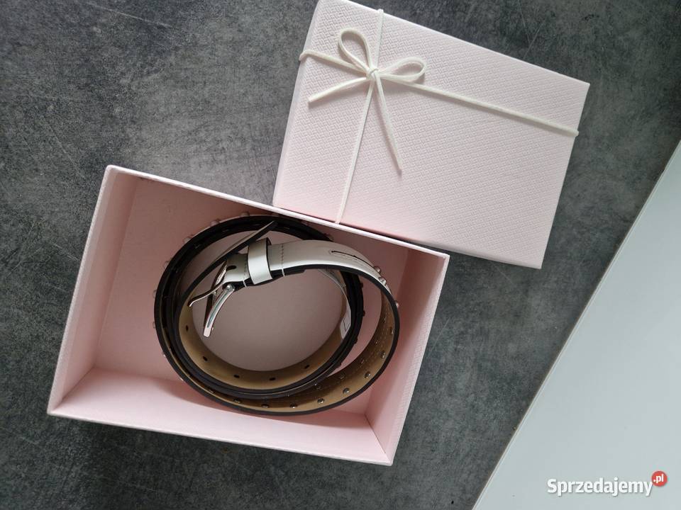 Skórzany pasek marki Michael Kors Dla kobiet Nowogard sprzedam