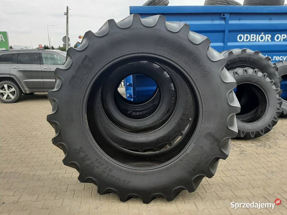 Opona używana rolnicza 52085R46 208R46 BKT AGRI Zaścianki sprzedam
