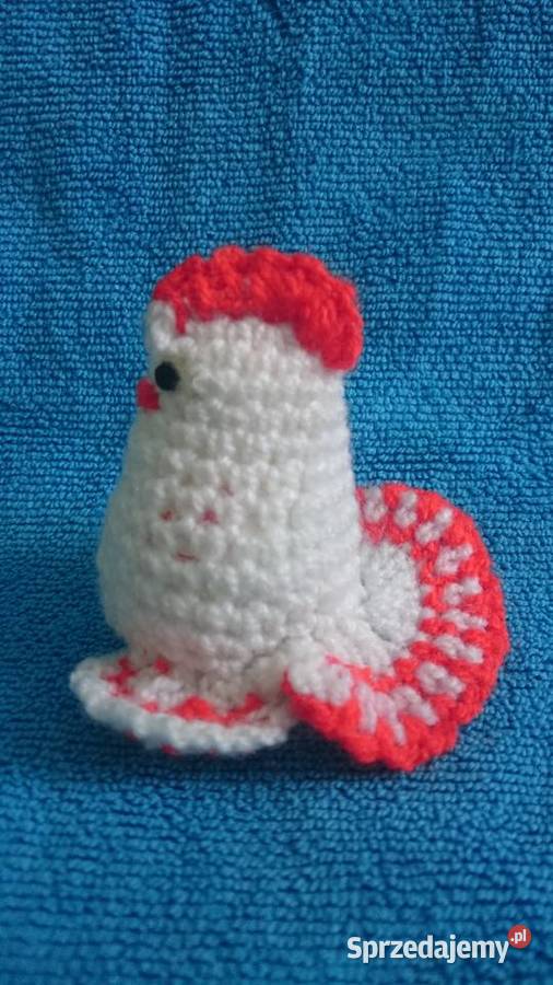 Kura wielkanocna szydełkowa do koszyczka na Wrocław