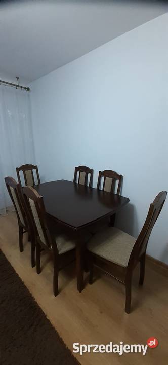 Sprzedam stół z krzesłami 90cm Busko-Zdrój