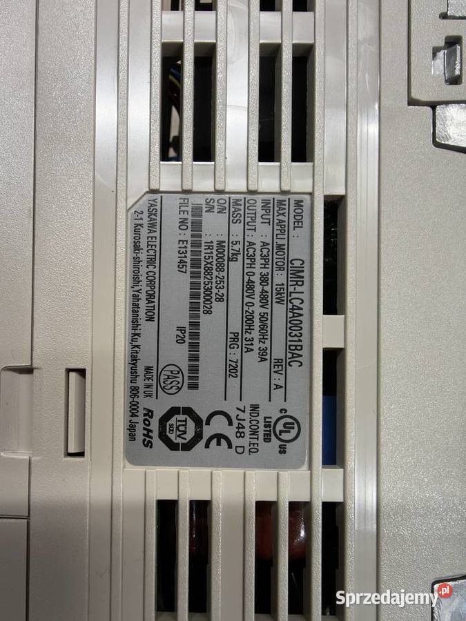 Nowy Falownik L 1000 YASKAWA do windy Szczecin