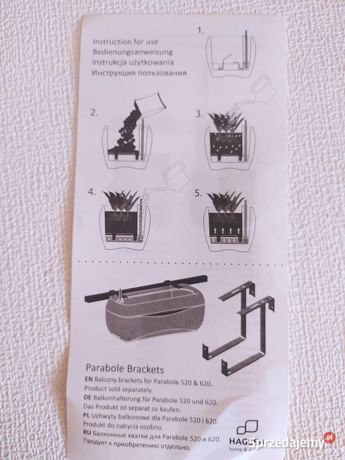 Doniczka Parabole 590wystrój wnętrz ozdobne Ropczyce